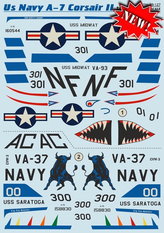 1/48 US Navy A-7 Corsair II Part.2 - Click Image to Close