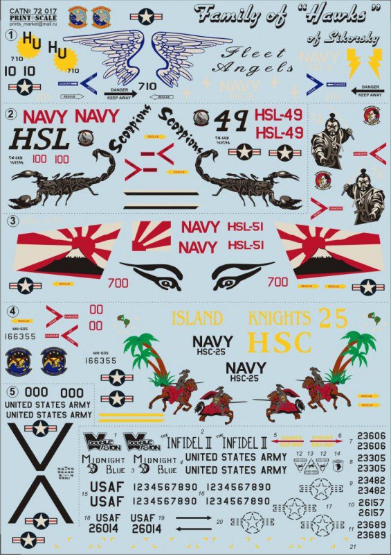1/72 Family of "Hawks" of Sikorsky - Click Image to Close