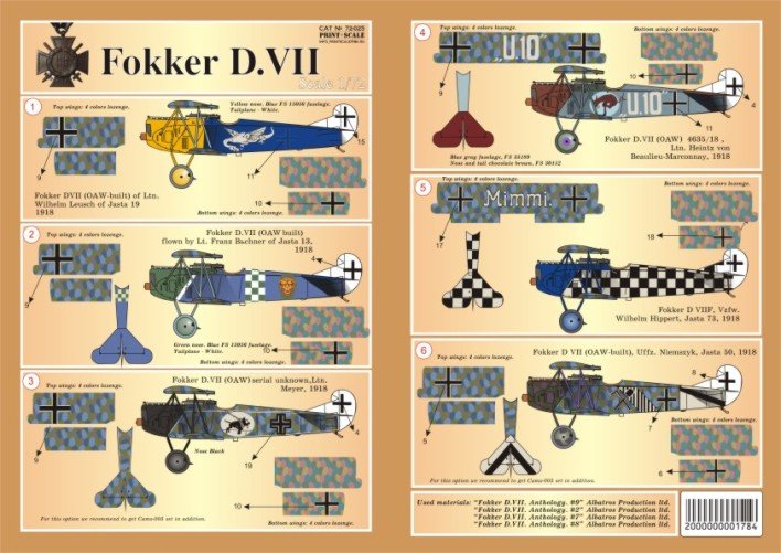 1/72 Fokker D.VII Part.2 - Click Image to Close
