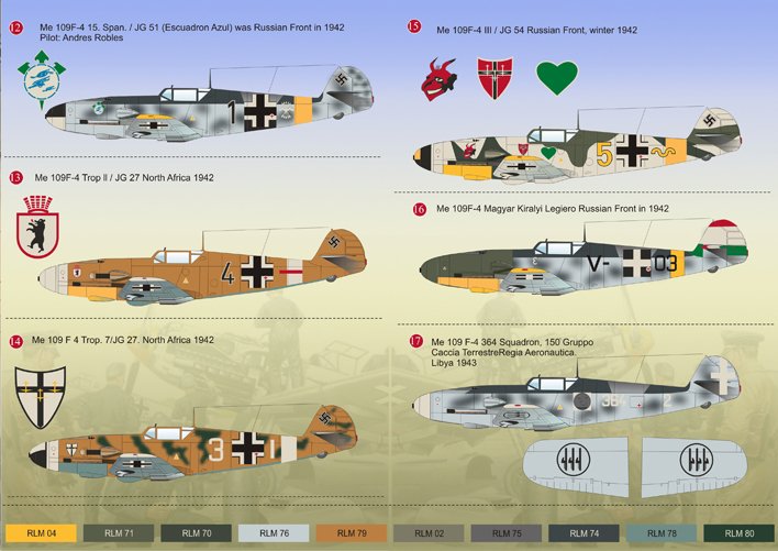 1/72 Bf109F-4 Luftwaffe - Click Image to Close