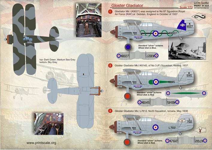 1/72 Gloster Gladiator Part.1 - Click Image to Close