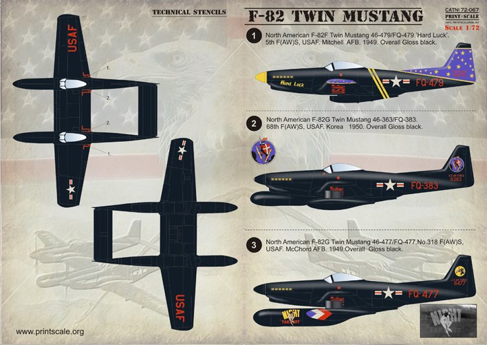 1/72 F-82 Twin Mustang - Click Image to Close