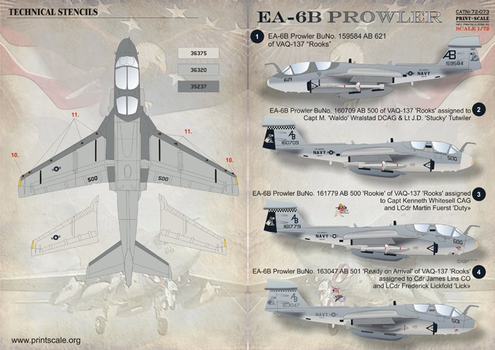 1/72 EA-6B Prowler - Click Image to Close