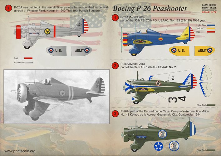 1/72 Boeing P-26 Peashooter - Click Image to Close