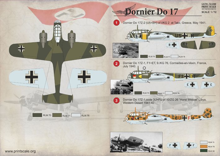 1/72 Dornier Do17 - Click Image to Close