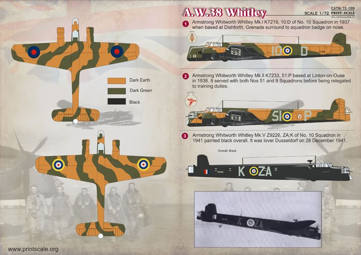 1/72 A.W.38 Whitley - Click Image to Close