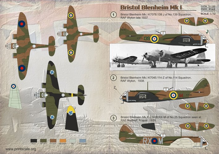 1/72 Bristol Blenheim Mk.I - Click Image to Close