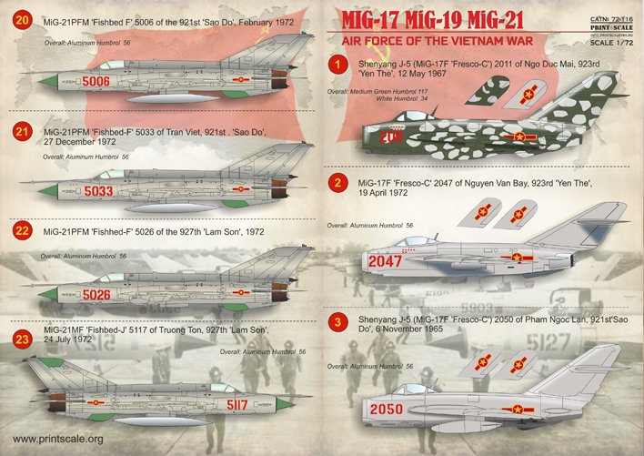 1/72 MiG Air Force of the Vietnam War - Click Image to Close