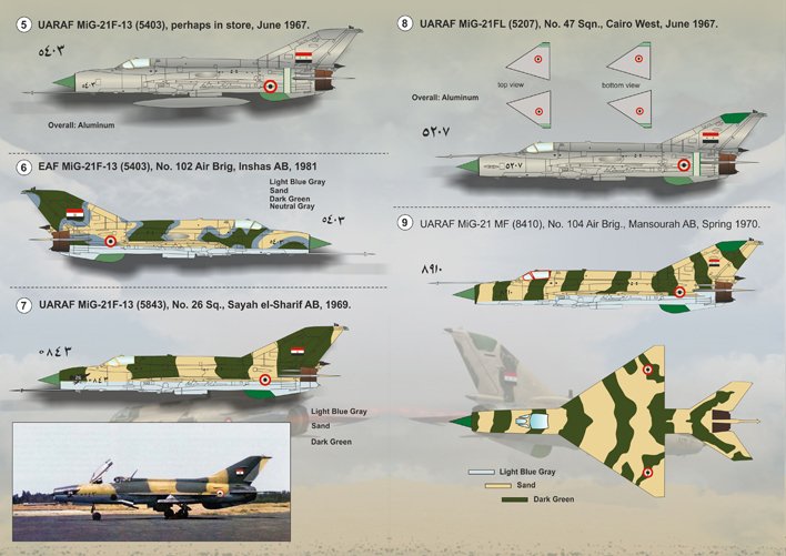 1/72 MiG-19s and MiG-21s of the Arab Air Force - Click Image to Close