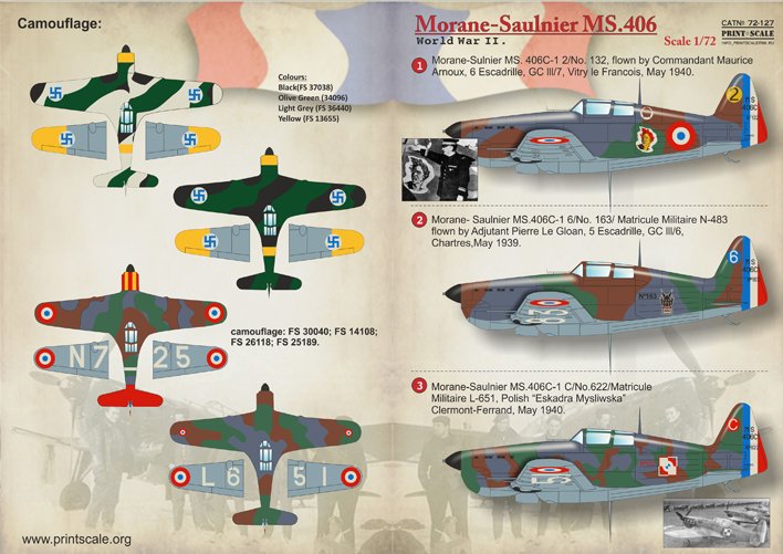 1/72 Morane-Saulnier MS.406 - Click Image to Close