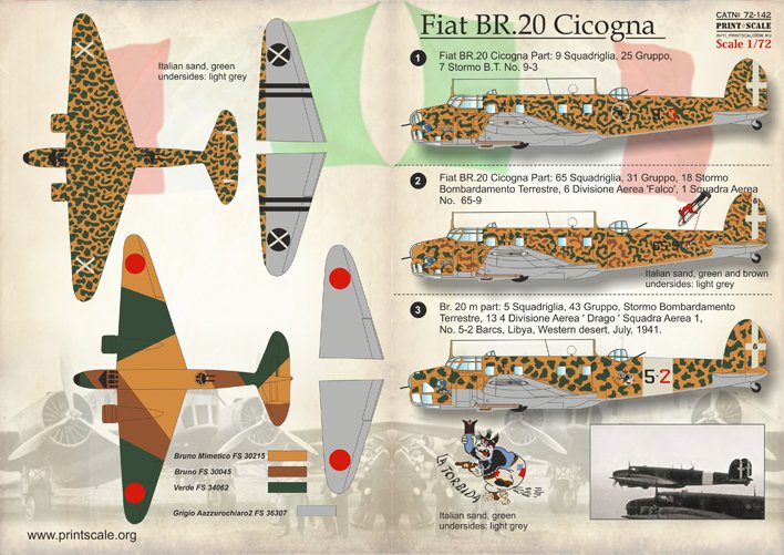 1/72 Fiat BR.20 Cicogna - Click Image to Close