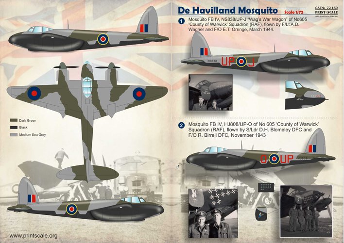 1/72 De Havilland Mosquito - Click Image to Close