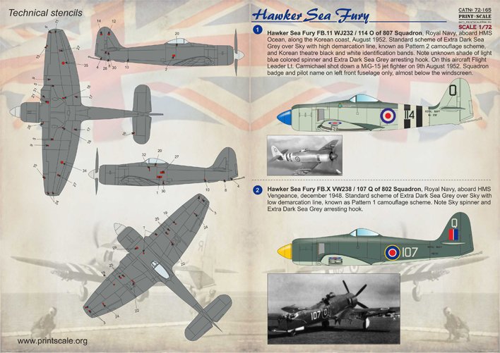 1/72 Hawker Sea Fury - Click Image to Close