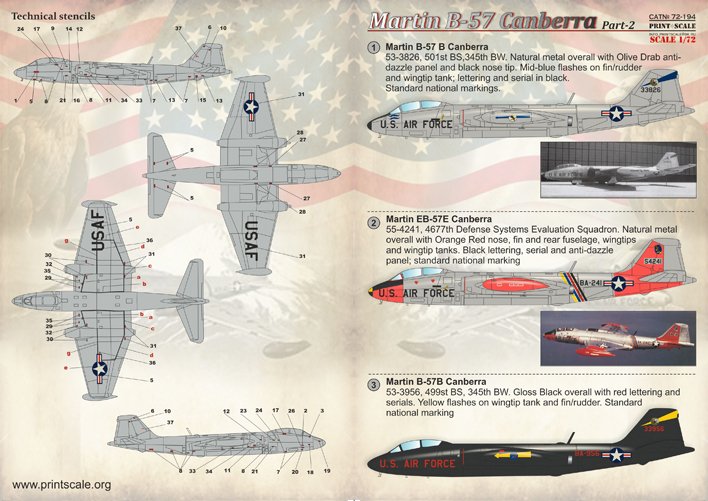 1/72 B-57 Canberra Part.2 - Click Image to Close