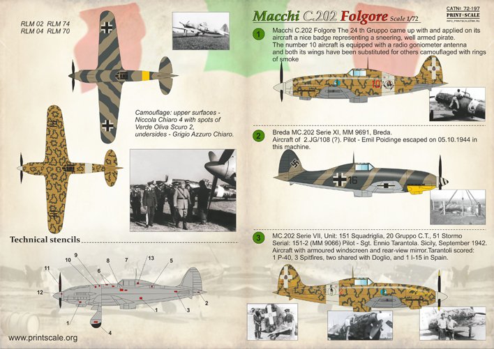1/72 Macchi C.202 Folgore - Click Image to Close