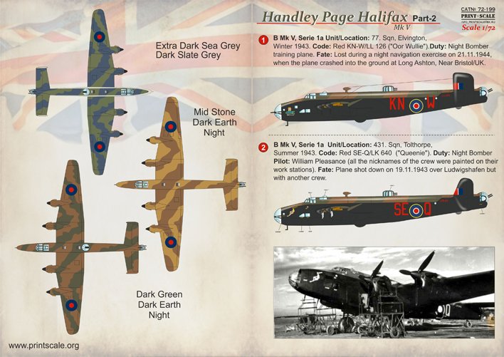 1/72 Handley Page Halifax Mk.V Part.2 - Click Image to Close