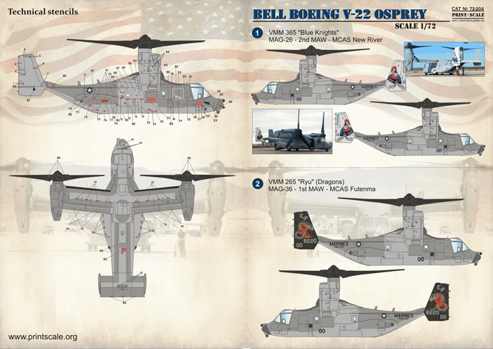 1/72 Bell-Boeing V-22 Osprey - Click Image to Close