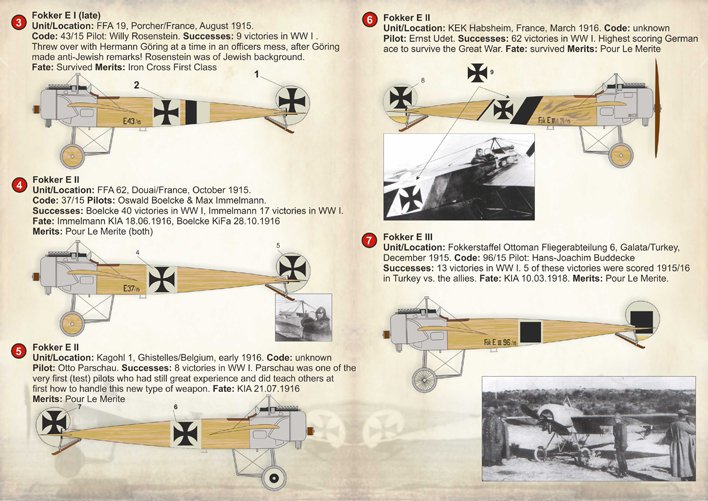 1/72 Fokker Eindecker Aces - Click Image to Close