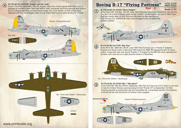 1/72 Boeing B-17 Flying Fortress Part.2 - Click Image to Close