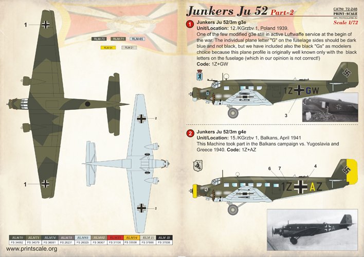 1/72 Junkers Ju52 Part.2 - Click Image to Close