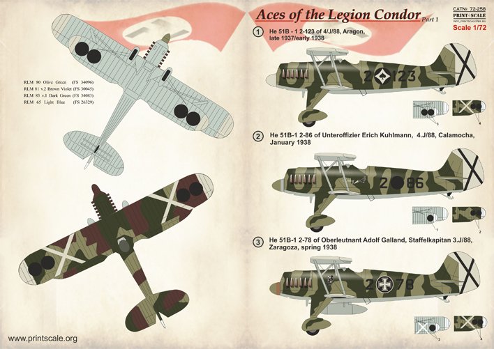 1/72 Aces of the Legion Condor Part.1 - Click Image to Close