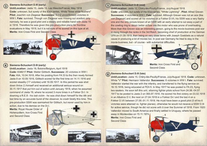 1/72 Siemens-Schuckert D.III/D.IV Aces of WWI - Click Image to Close