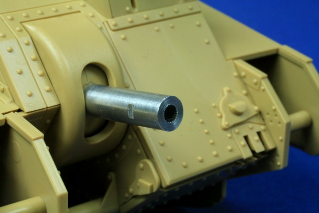 1/35 75mm & 47mm & 7.5mm MG Barrel for Char B1 bis - Click Image to Close