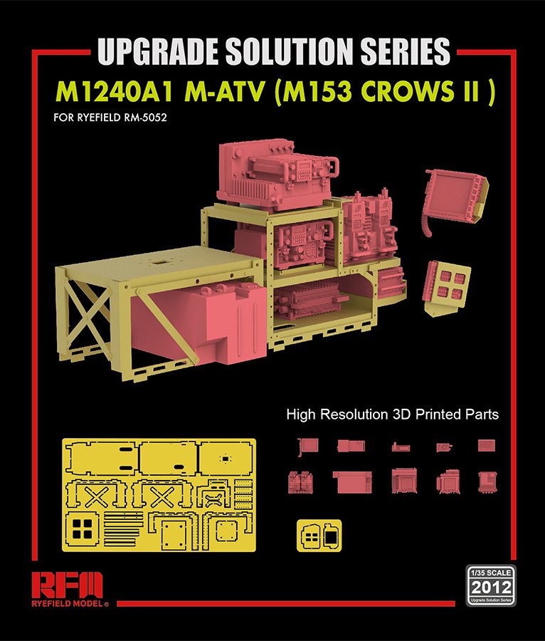 1/35 MRAP Radio Set for M1240A1 M-ATV (M153 Crows II) - Click Image to Close