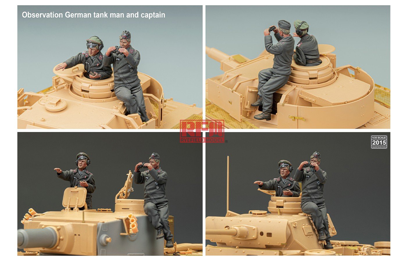 1/35 Observation German Tankman and Captain - Click Image to Close