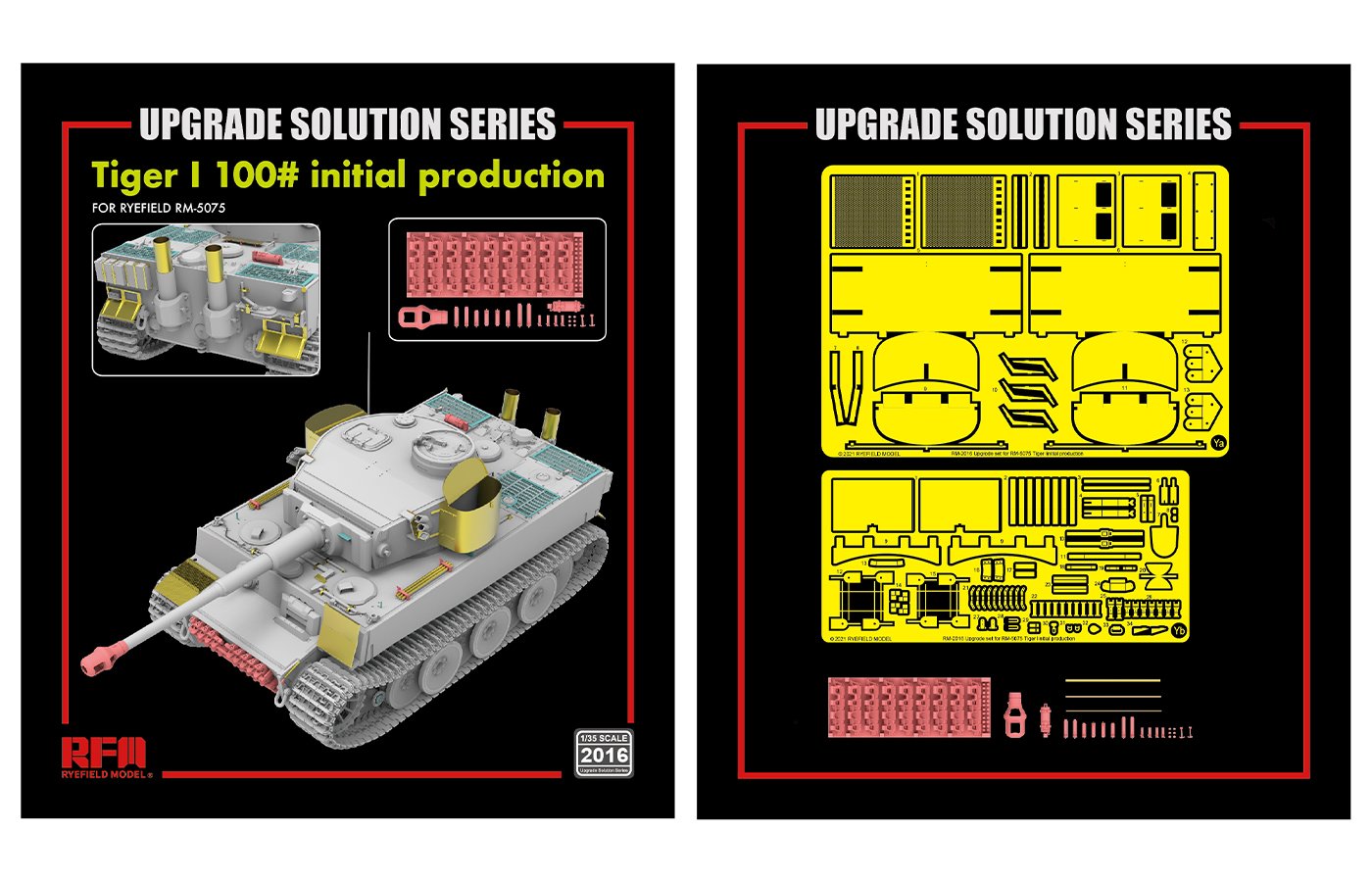 1/35 Tiger I 100# Initial Production Detail Up Set - Click Image to Close