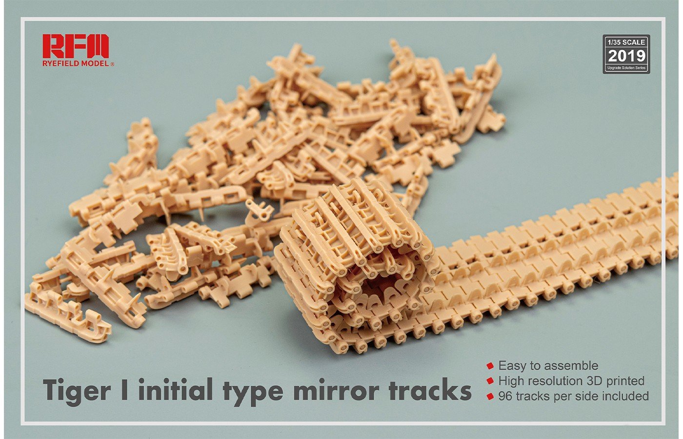 1/35 Tiger I Initial Type Mirror Tracks - Click Image to Close