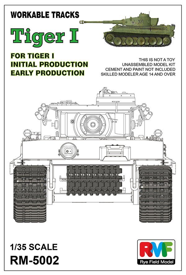 1/35 Workable Tracks for Tiger I Initial/Early Production - Click Image to Close