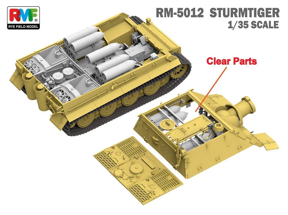 1/35 Sturmmorser Tiger RM61 L/5.4 / 38cm w/Full Interior - Click Image to Close