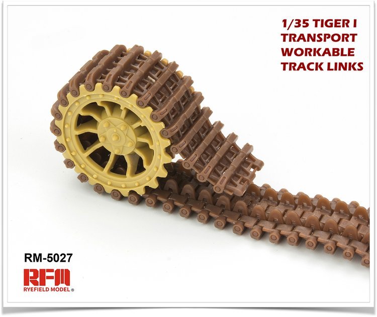 1/35 Workable Tracks for Tiger I Transport Mode - Click Image to Close