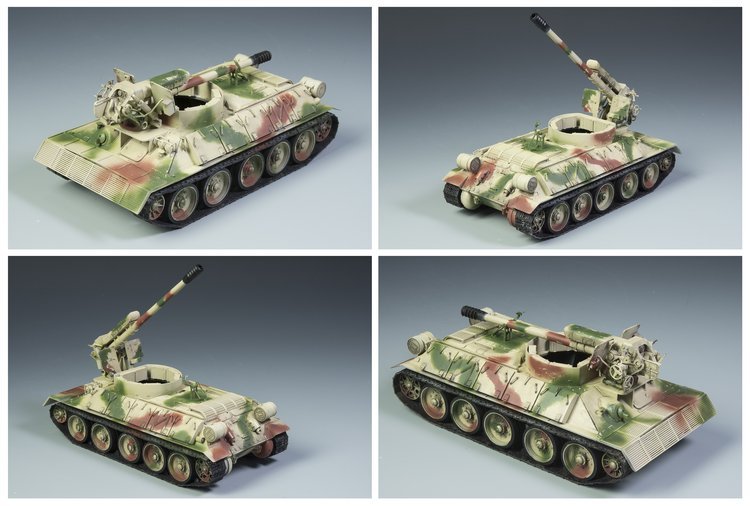 1/35 T-34/D30 122mm Syrian Self-Propelled Howitzer - Click Image to Close