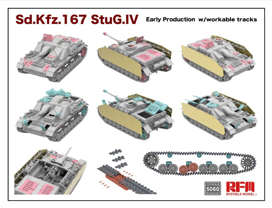 1/35 Sd.Kfz.167 StuG.IV Early Production with Workable Tracks - Click Image to Close