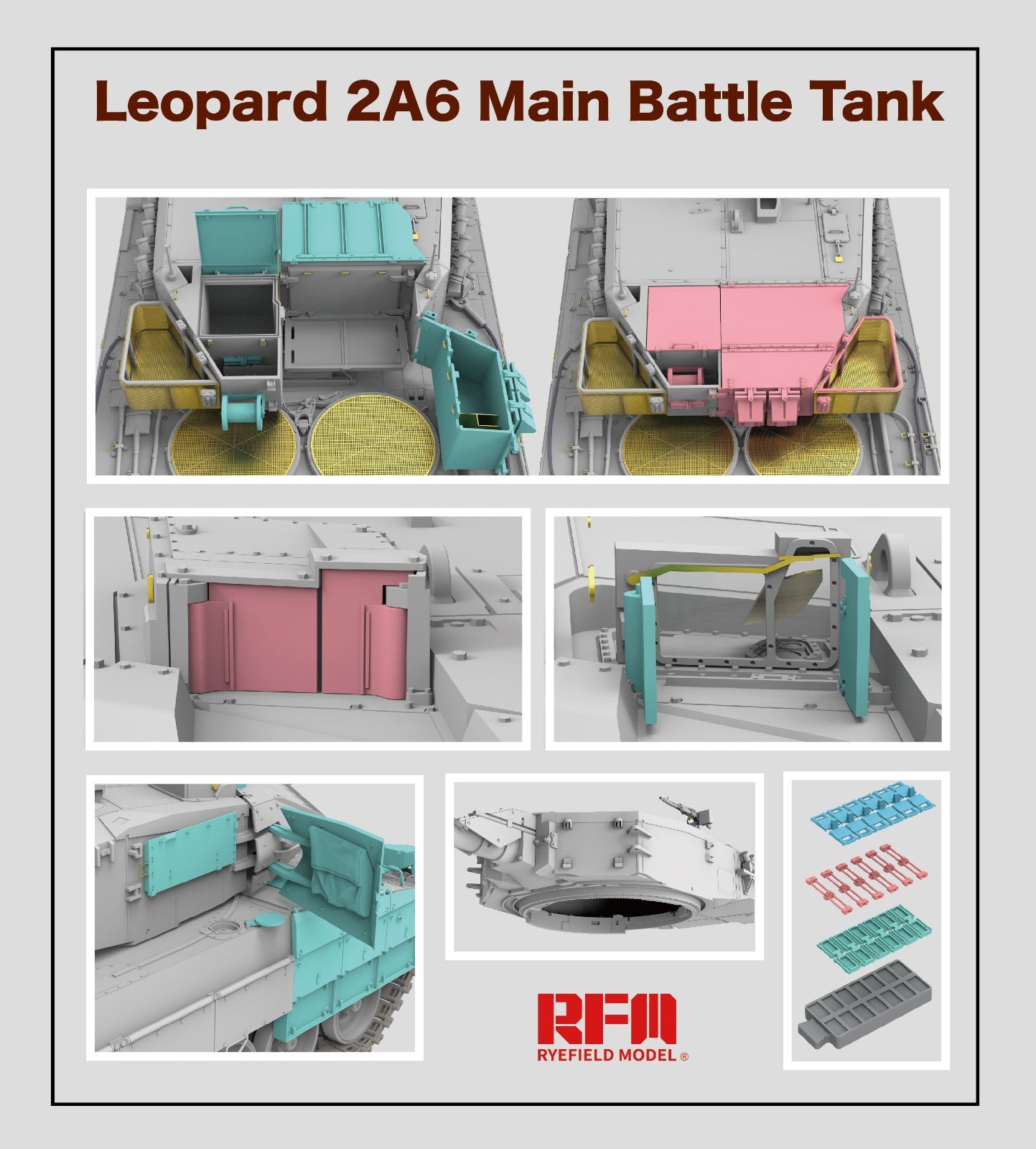1/35 Leopard 2A6 Main Battle Tank - Click Image to Close
