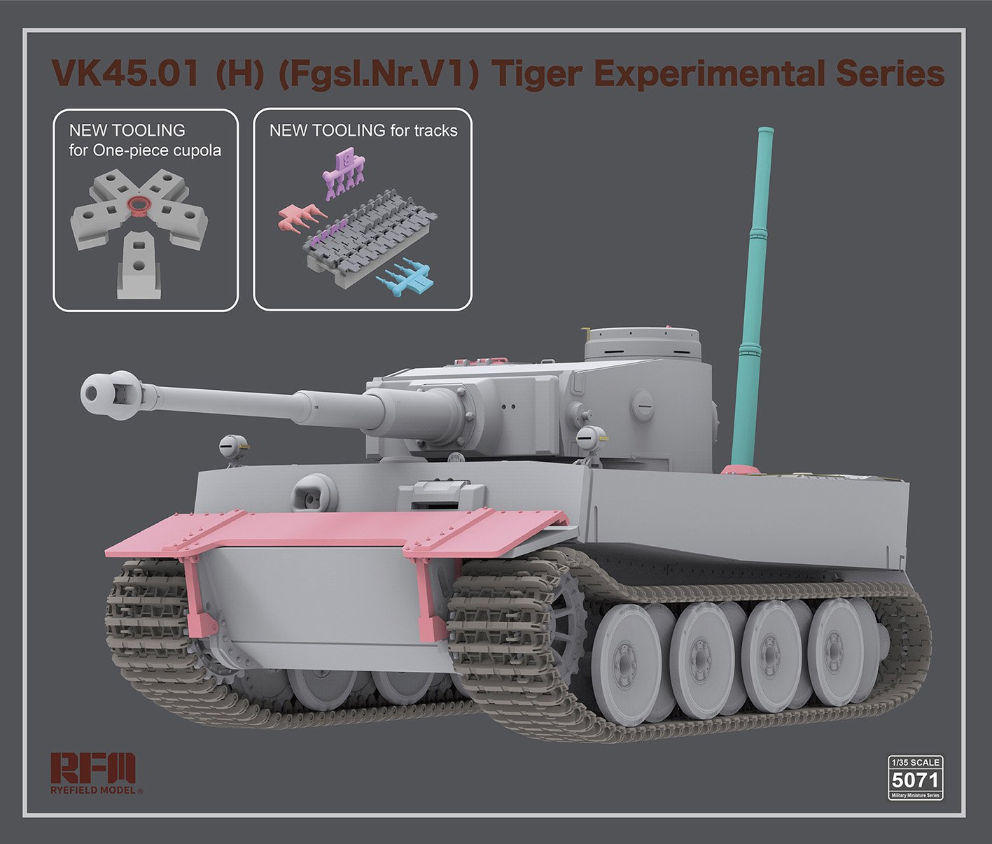 1/35 VK45.01(H) (Fgsl.Nr.V1) Tiger Experimental Series - Click Image to Close