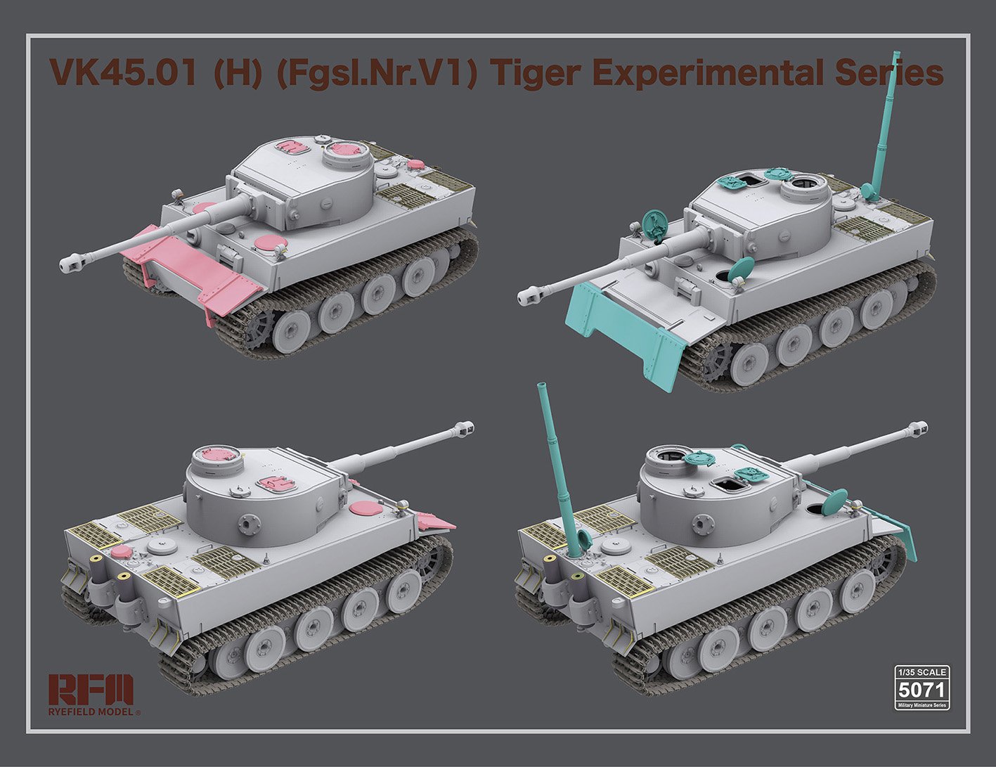 1/35 VK45.01(H) (Fgsl.Nr.V1) Tiger Experimental Series - Click Image to Close