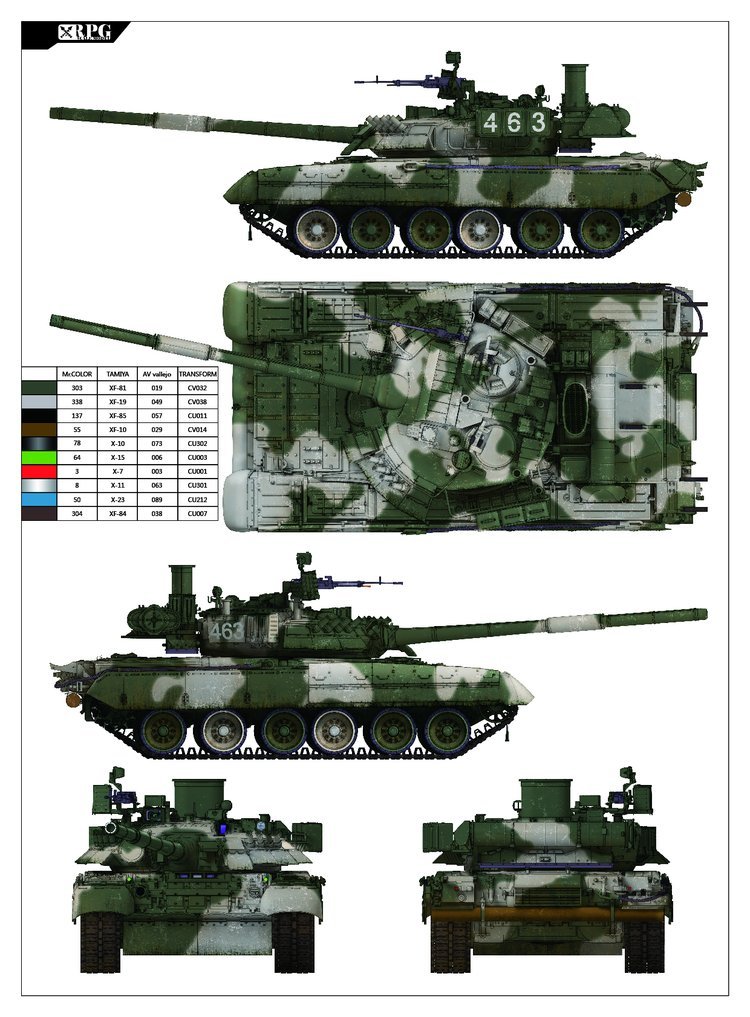 1/35 Russian T-80U Main Battle Tank - Click Image to Close