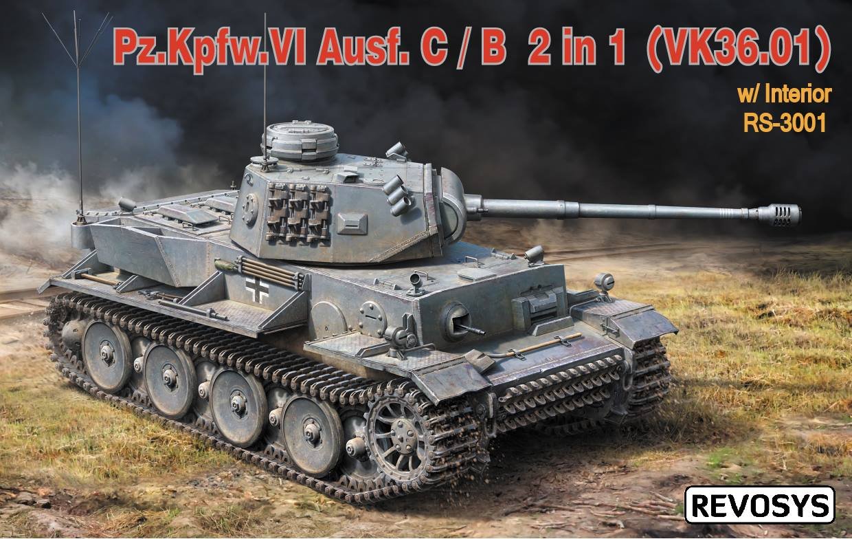 1/35 Pz.Kpfw.VI Ausf.C/B (VK36.01) w/Interior - Click Image to Close