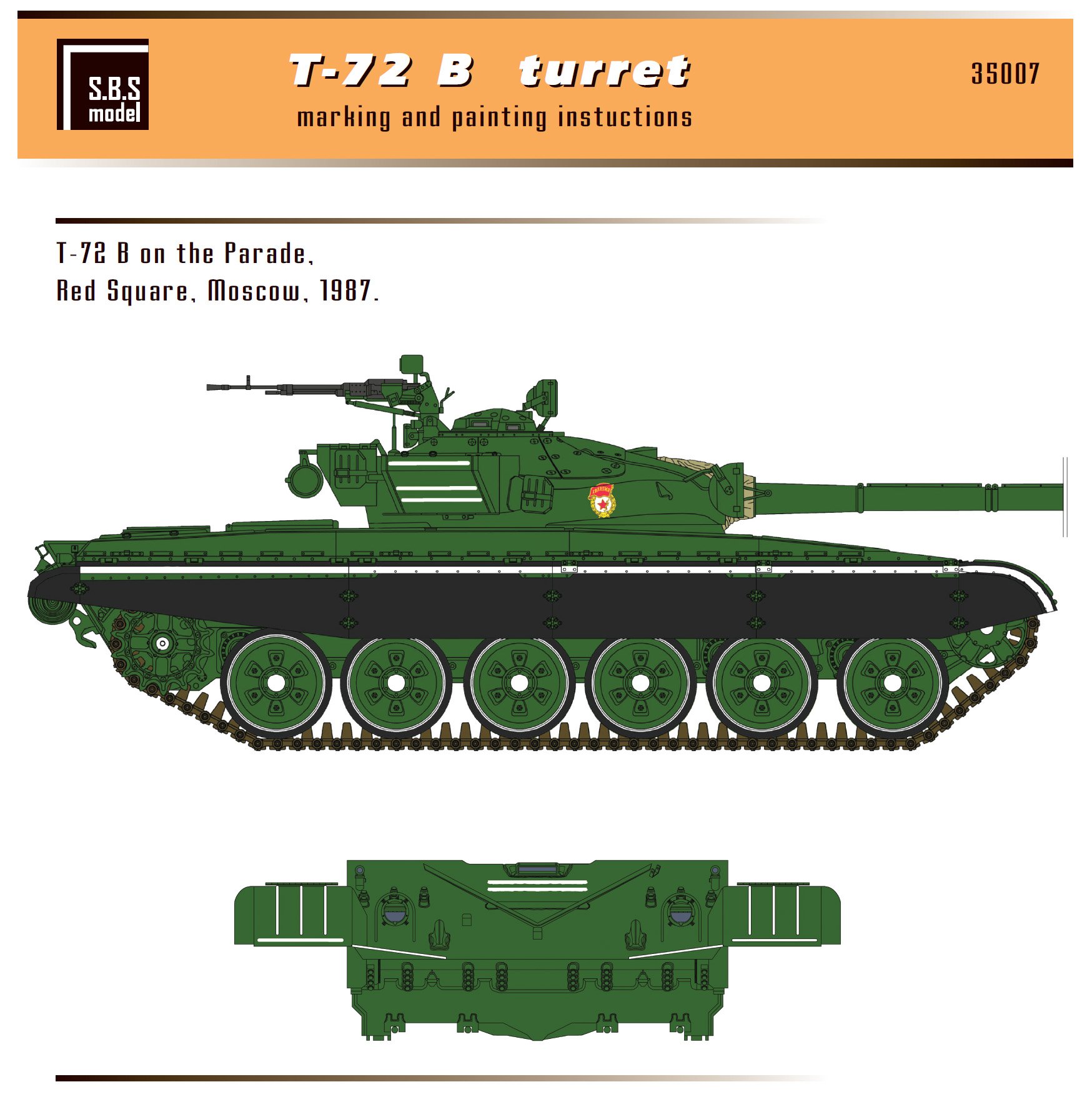 1/35 T-72B/B1 Turret for Tamiya - Click Image to Close