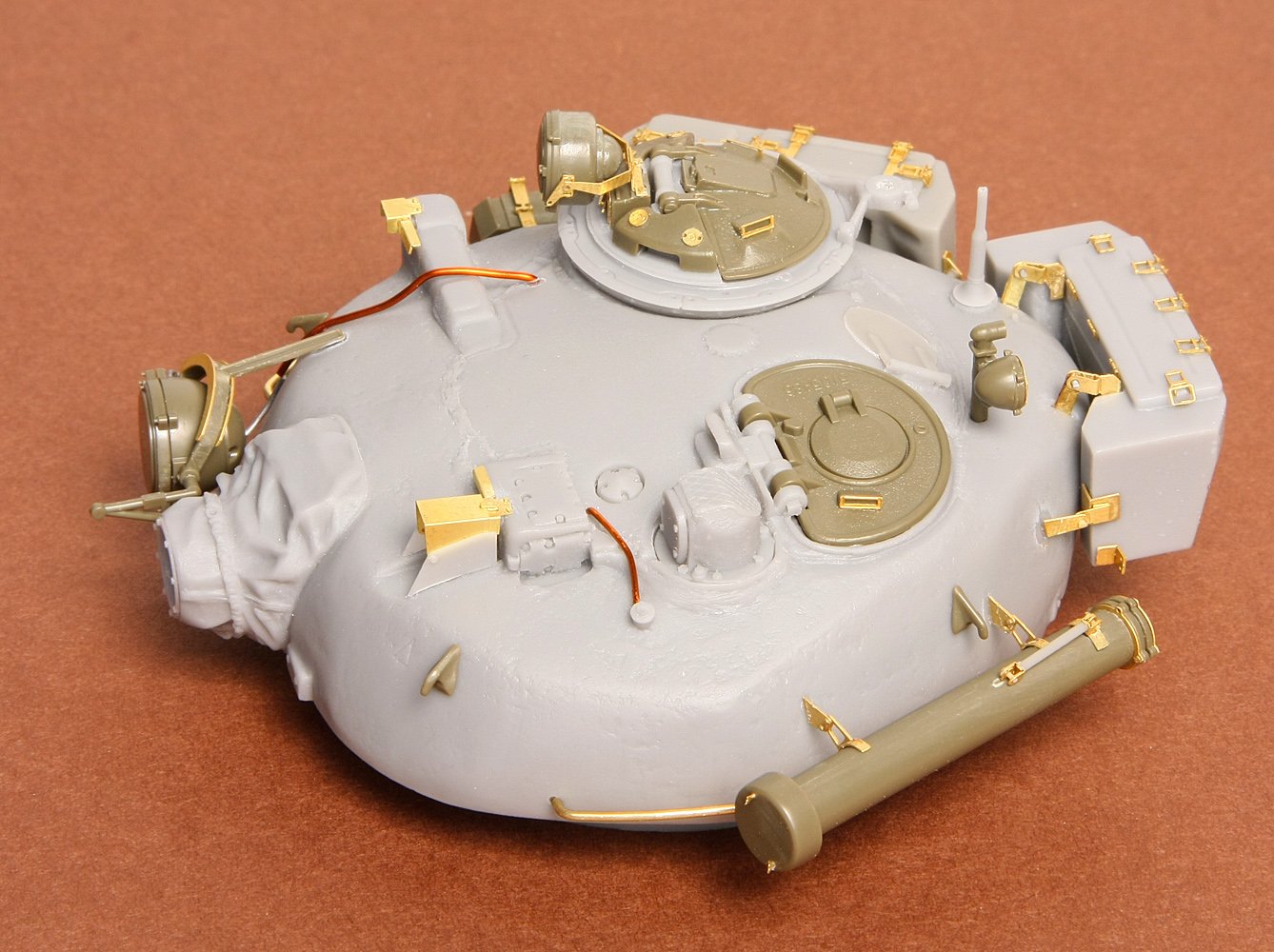 1/35 T-72 Ural Turret with Optical Rangefinder for Tamiya - Click Image to Close