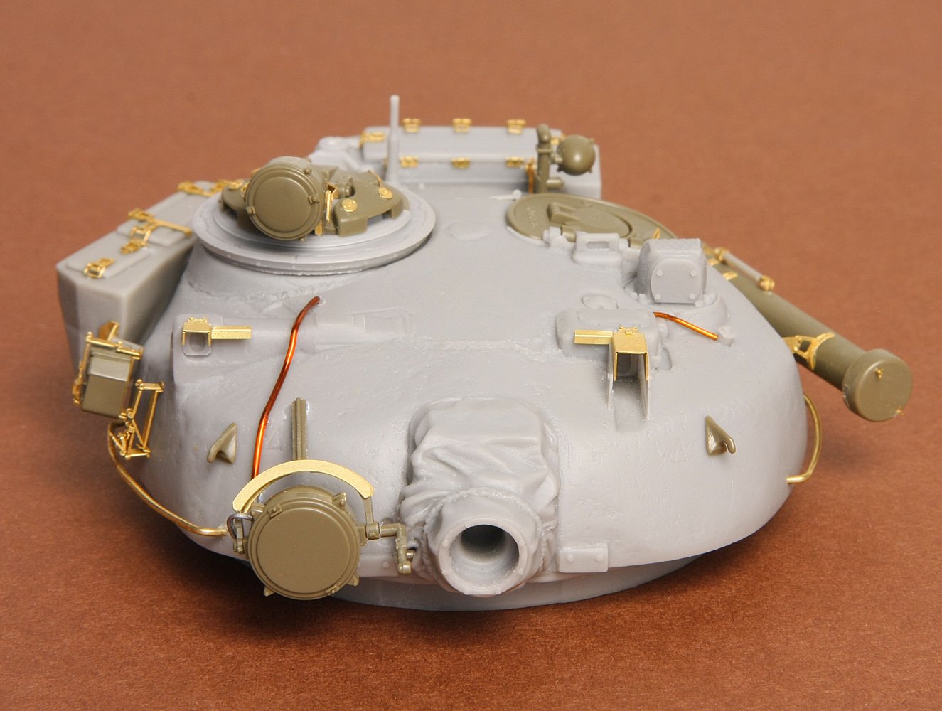 1/35 T-72 Ural Turret with Optical Rangefinder for Tamiya - Click Image to Close
