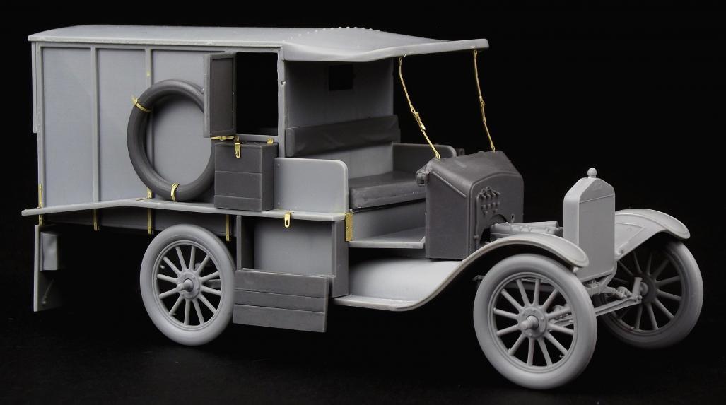 1/35 Ford Model T Ambulance Update Set for ICM - Click Image to Close