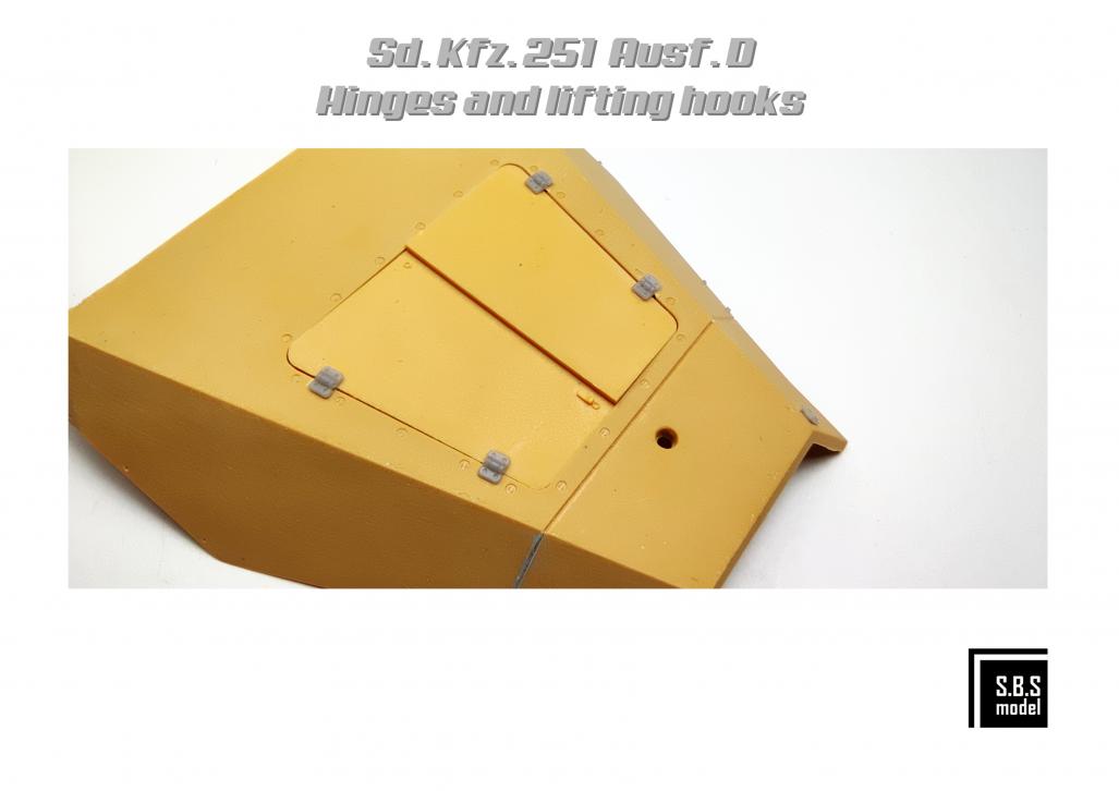 1/35 Sd.Kfz.251 Ausf.D Hinges and Lifing Hooks - Click Image to Close