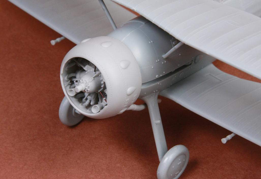 1/48 Gloster Gladiator Mk.I/Mk.II Engine & Cowling for Merit - Click Image to Close