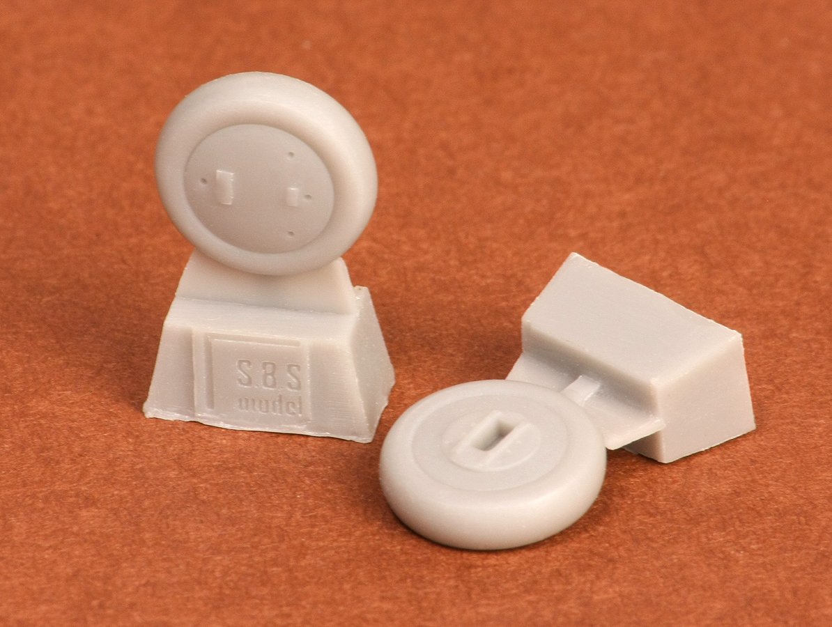 1/72 Gloster Gladiator Wheels (Covered) for Airfix Kit - Click Image to Close