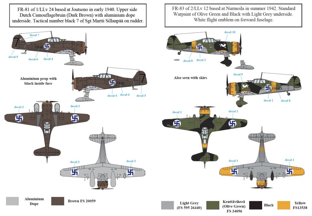 1/48 Fokker D.XXI (Mercury Engine) in Finnish Service - Click Image to Close