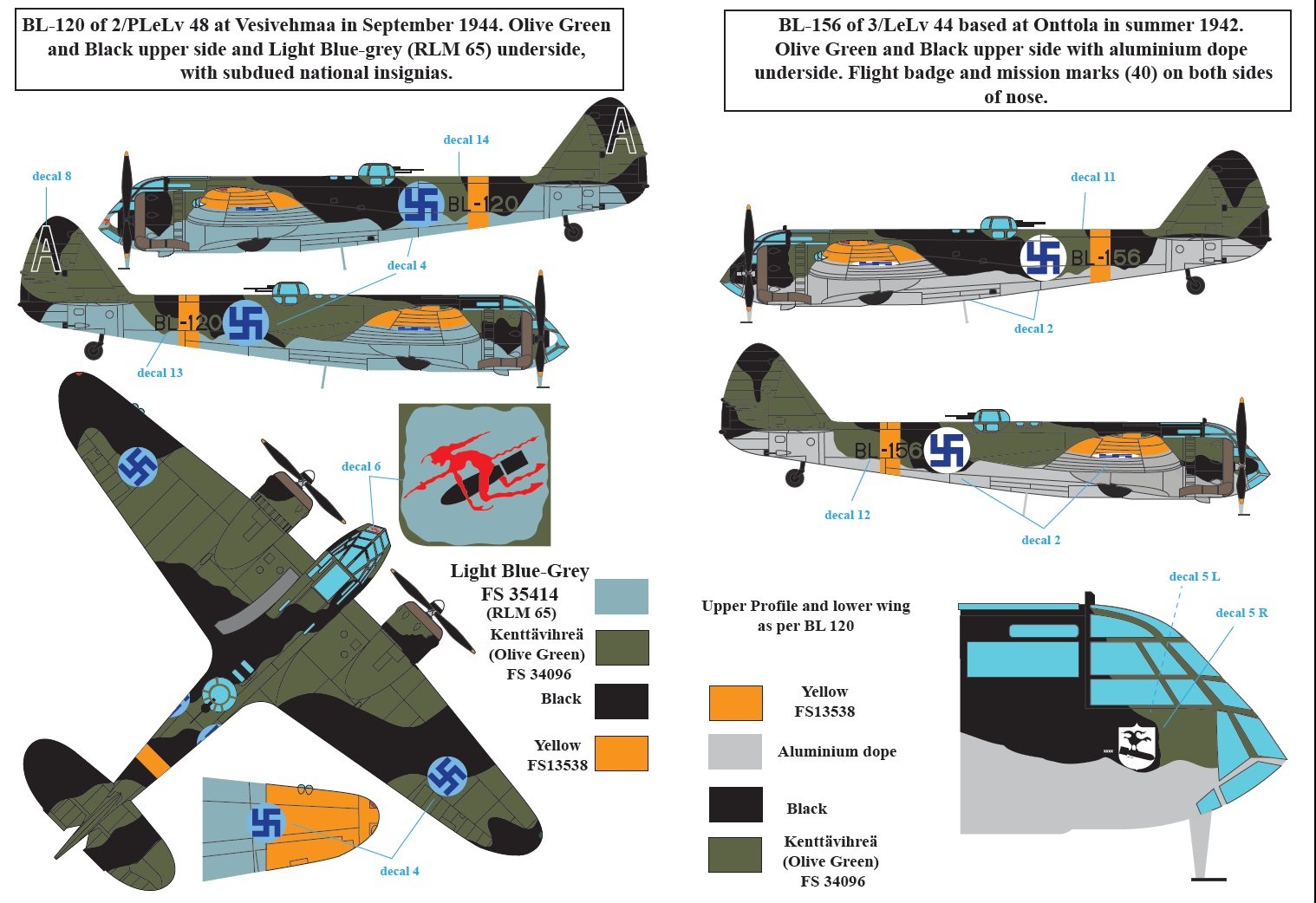 1/72 Bristol Blenheim Mk.I-II in Finnish Service - Click Image to Close